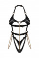 Body Fetish Chaînes Ouvert Anyya Noir