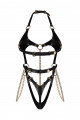 Body Fetish Chaînes Ouvert Anyya Noir