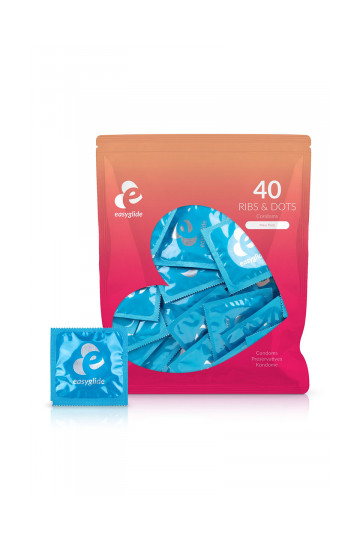 40 Préservatifs Ribs and Dots