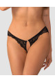 String Ouvert Noir Divienne Obsessive