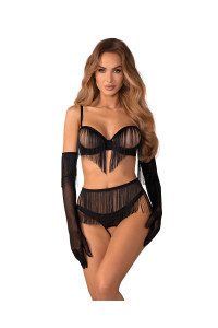 Ensemble Rossay Ouvert 4 Pièces Noir Obsessive