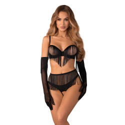 Ensemble Rossay Ouvert 4 Pièces Noir