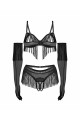 Ensemble Rossay Ouvert 4 Pièces Noir Obsessive