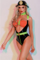 Costume Sexy Pompier Femme 6 Pièces J Lingerie