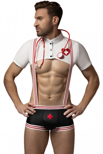 Déguisement Infirmier Sexy 3 Pièces 