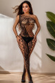 Combinaison Résille Graphique Amazone J Lingerie
