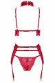 Velvet sin ensemble lingerie - Cherry