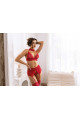 Velvet sin ensemble lingerie - Cherry