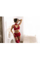 Velvet sin ensemble lingerie - Cherry