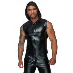 Chemise Homme à Capuche Fermeture Eclair à Double Sens