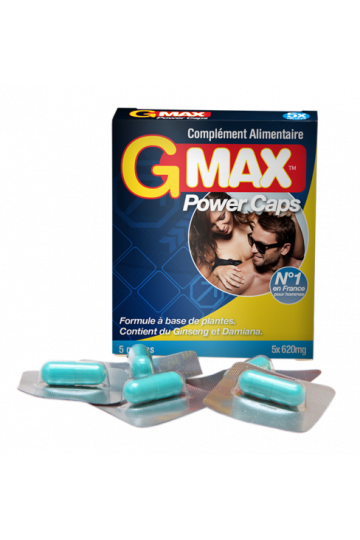 Gmax 5 Gélules Aphrodisiaque