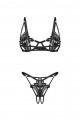 Ensemble Ouvert Luise Sublim 2 Pièces Noir