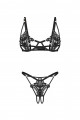 Ensemble Ouvert Luise Sublim 2 Pièces Noir
