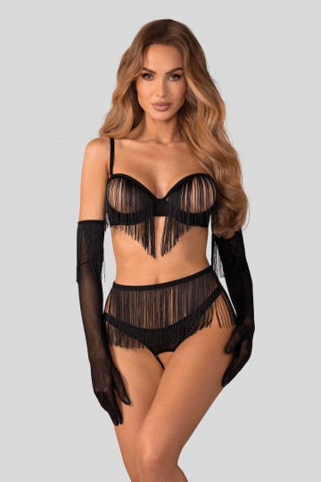 Ensemble Rossay Ouvert 4 Pièces Noir