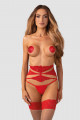 Matildea porte-jarretelles - Rouge