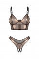 Soranna top et string ouvert