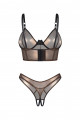 Soranna top et string ouvert
