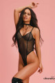 Anniverse special body ouvert et harnais - Noirs