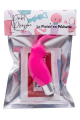 Mini Stimulateur Clitoridien Lapin Rose 1 dosette lubrifiant — Pocket Pleasure