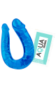 Double Dong Flexible Bleu Pocket Pleasure 1 dosette de lubrifiant