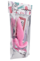 Plug anal rose souple base évasée Pocket Pleasure 1 dosette lubrifiant