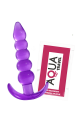 Plug Anal Jelly 5 Boules Pocket Pleasure 1 dosette lubrifiant
