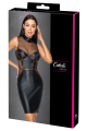 Robe Moulante Sans Manches Look Mat Résille - Cottelli