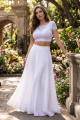 Top Sexy Court Blanc Réversible Bi Matière