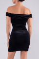 Robe Sexy Velours Noir Giulia