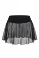 Mini Jupe Transparente Ultra Sexy Noire Résille Stella