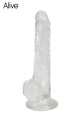 Gode en Jelly Lusty 18x3,2