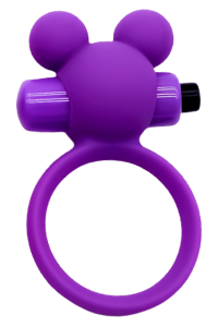 Anneau Vibrant Ourson Violet 1 dosette de lubrifiant — Pocket Pleasure
