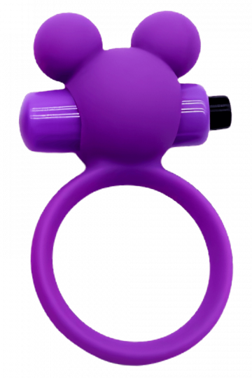 Anneau Vibrant Ourson Violet 