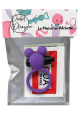 Anneau Vibrant Ourson Violet 1 dosette de lubrifiant — Pocket Pleasure