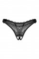 Deina more string ouvert noir