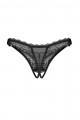 Deina more string ouvert noir