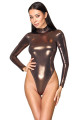 Body String Dos Nu Manches Longues Cuivre Rose Doré
