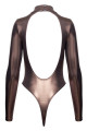 Body String Dos Nu Manches Longues Cuivre Rose Doré Cotelli lingerie