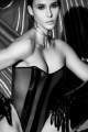 Body Bustier Résille Noir Effet Liquide avec Laçage Dos Mapalé