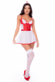 Costume Infirmière Dentelle Mini-Jupe 3 pièces Mapalé