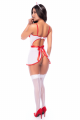 Costume Infirmière Dentelle Mini-Jupe 3 pièces Mapalé