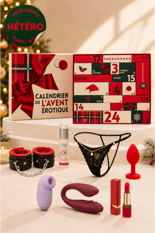 Calendrier de l’Avent Coquin érotique 24 Surprises Couple Hétéro