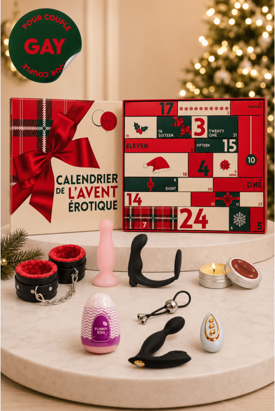 Calendrier de l’Avent érotique Coquin 24 Surprises Couple Gay