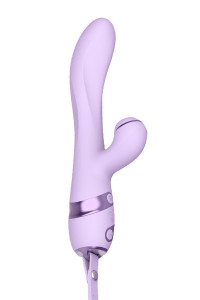 Vibro Rabbit 3 en 1 Purple Sucker
