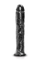 Gode ventouse droit noir 28x5 cm PVC