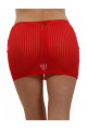 Mini Jupe Noire Rayé Semi Transparente