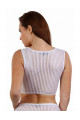 Top Blanc semi transparent 