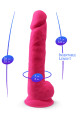 Gode XXXL double Densité Rose 38 x 7 cm