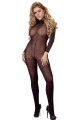 Combinaison Transparente Ouverte à Manches Longues Cotelli lingerie