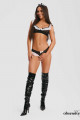 Costume Soubrette Naughty Maid Costume 3 Pièces